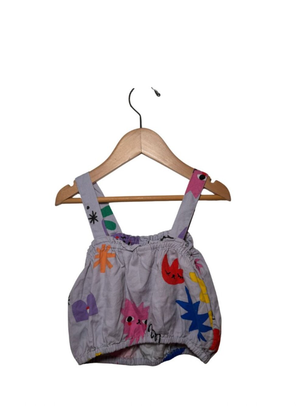 H&M x Liunic Lilac Abstract Bubble Top 6-7Y